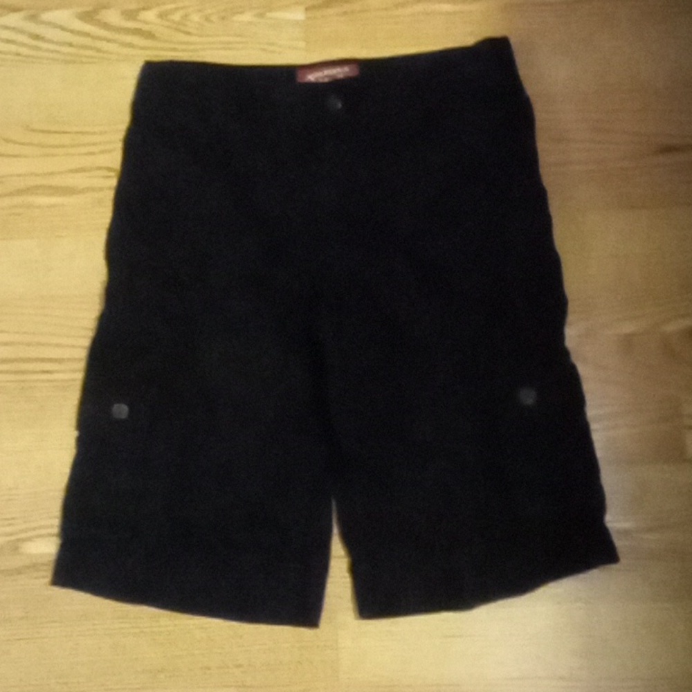 Boys black cargo short